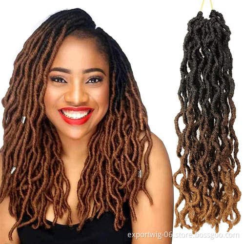 synthetic hair 18inch industries braid goddess dreadlocks faux locs crochet twist braids hair extension installer locs natural